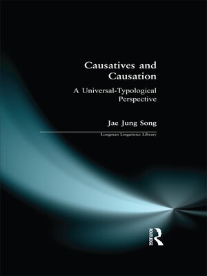 cover image of Causatives and Causation